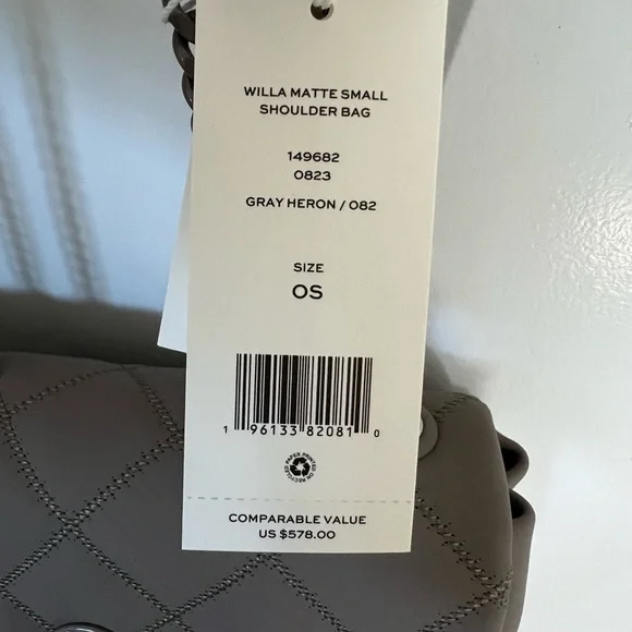 NWT Tory Burch Willa Matte Shoulder Bag - Picture 2 of 6